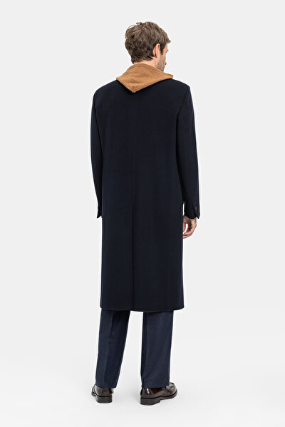 NAVY BLUE WOOL TOPCOAT 3