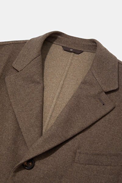BEIGE WOOL/CASHMERE TOPCOAT 3