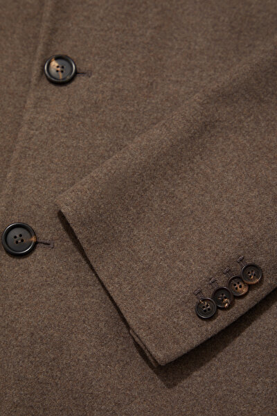 BEIGE WOOL/CASHMERE TOPCOAT 4