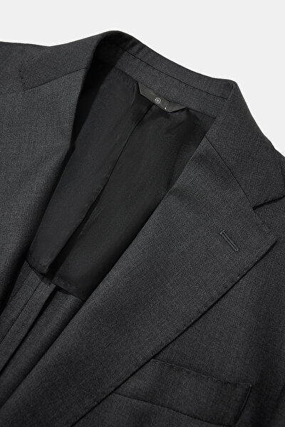 SMOKED WOOL ELASTANE SUIT 3