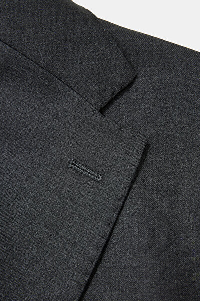 SMOKED WOOL ELASTANE SUIT 4