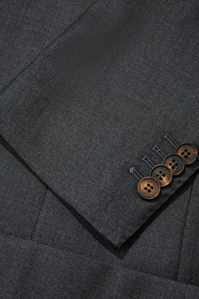 SMOKED WOOL ELASTANE SUIT 5