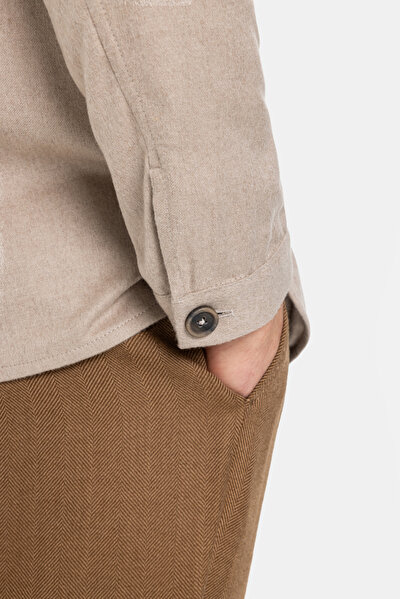 BEIGE CASHMERE/SILK COAT 3