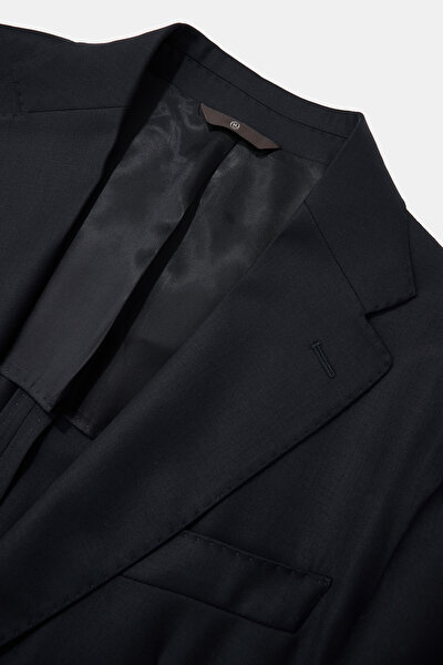 NAVY BLUE WOOL ELASTANE SUIT 3