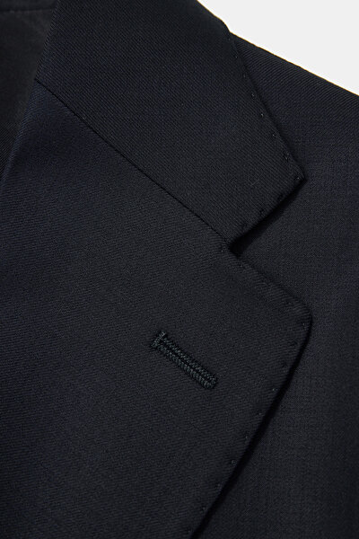 NAVY BLUE WOOL ELASTANE SUIT 4