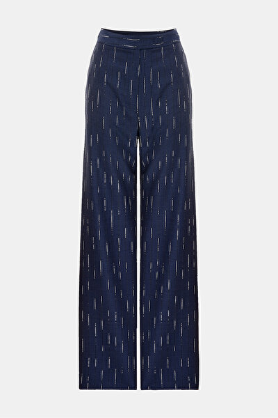 MULTICOLOR DESIGN FILLED STRAIGHT CUT TROUSERS 4