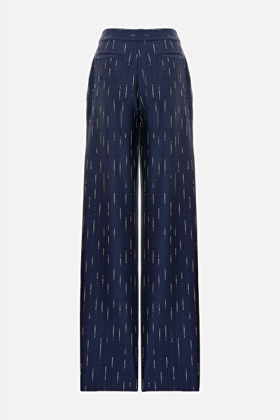 MULTICOLOR DESIGN FILLED STRAIGHT CUT TROUSERS 5