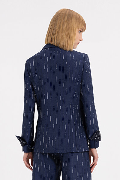 MULTICOLOR SURPLICE NECKLINE (CROSS-OVER NECKLINE) JACKET 4