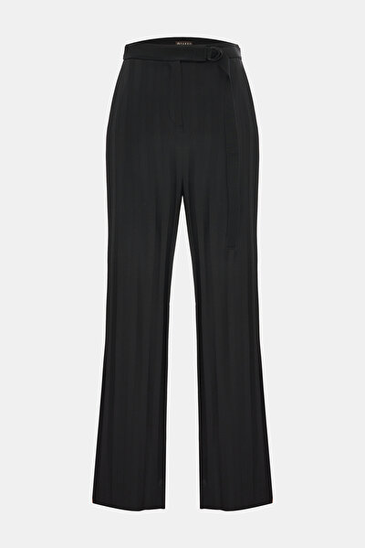 BLACK STRAIGHT CUT TROUSERS 4