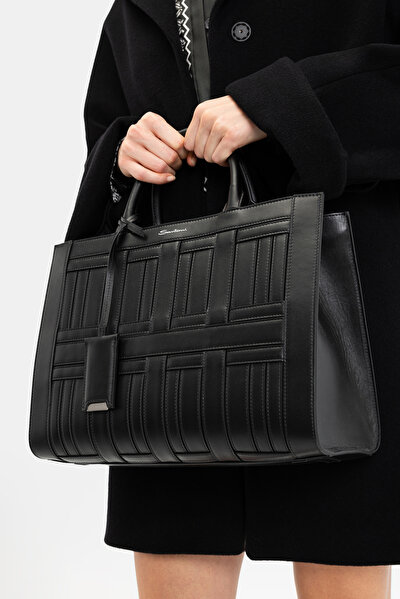 BLACK WOOL OVERCOAT 5