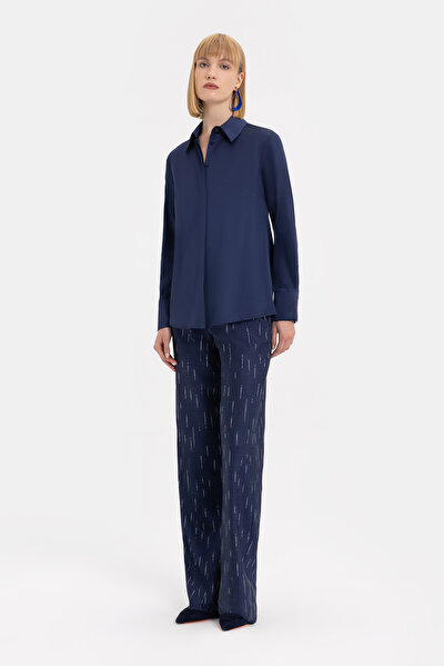 NAVY BLUE LONG SLEEVE SHIRT 3
