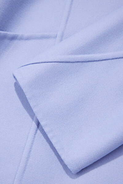 LILAC WOOL/POLYAMIDE REEFER JACKET 9