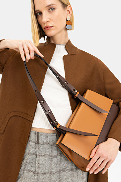 BROWN WOOL/POLYAMIDE REEFER JACKET 5