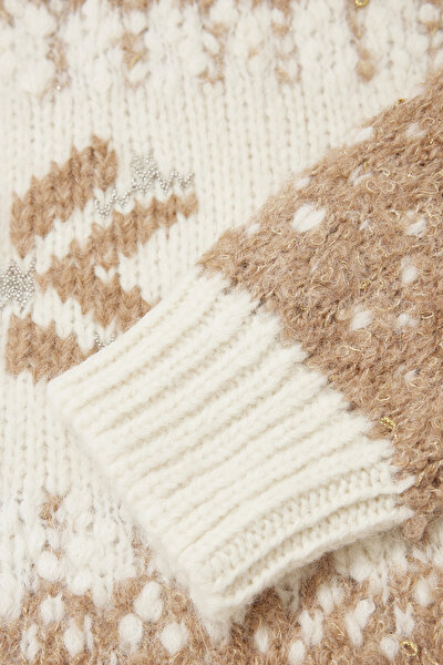 ECRU BASIC / ROUND NECKLINE KNITWEAR 10