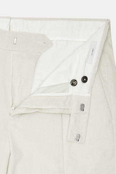 EKRU FİTİLLİ PANTOLON 9