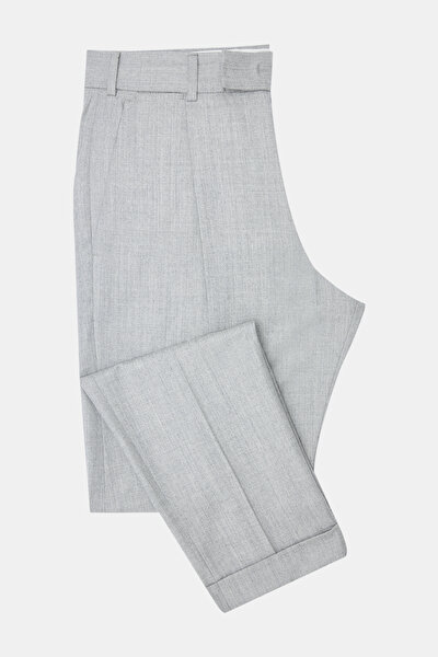 AÇIK GRİ DÜZ FLANEL PANTOLON 5