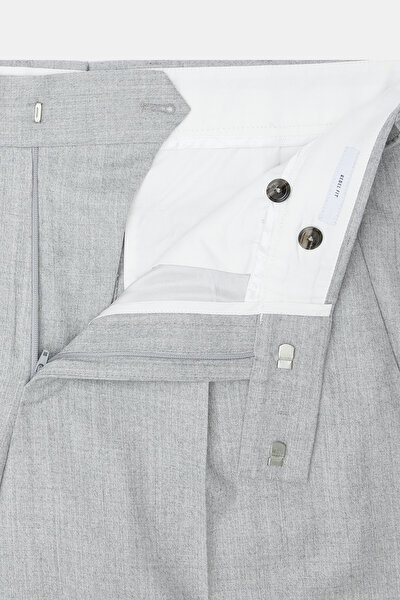 AÇIK GRİ DÜZ FLANEL PANTOLON 9