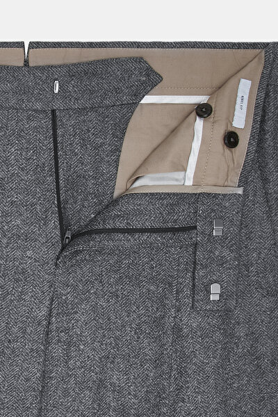 GRİ BALIKSIRTI PANTOLON 10
