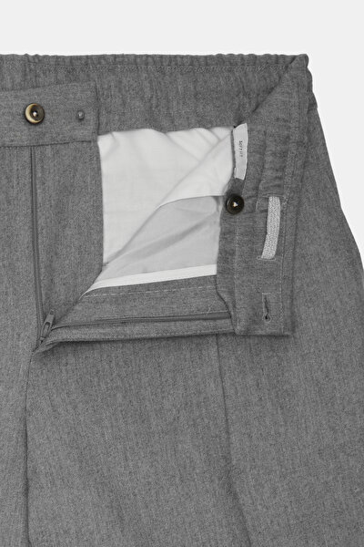 GRİ DÜZ FLANEL PANTOLON 9