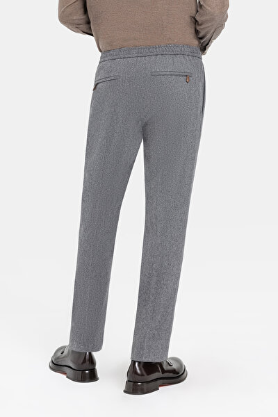 GRİ DÜZ FLANEL PANTOLON 3