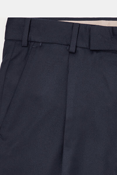 LACİVERT DÜZ FLANEL PANTOLON 9