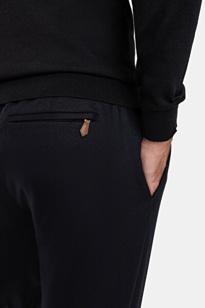 SİYAH DÜZ FLANEL PANTOLON 4