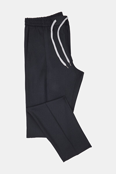 LACİVERT DÜZ FLANEL PANTOLON 5