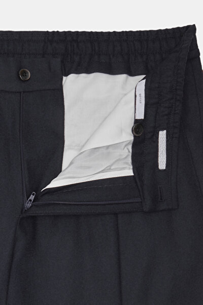 LACİVERT DÜZ FLANEL PANTOLON 9
