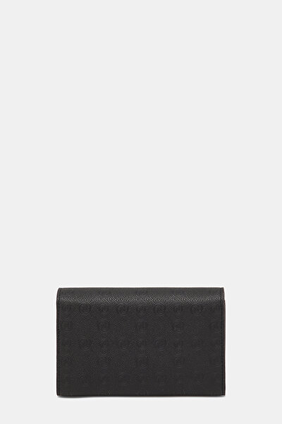 BLACK MONOGRAM WALLET 3
