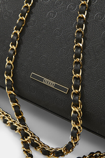 BLACK MONOGRAM BAG 5
