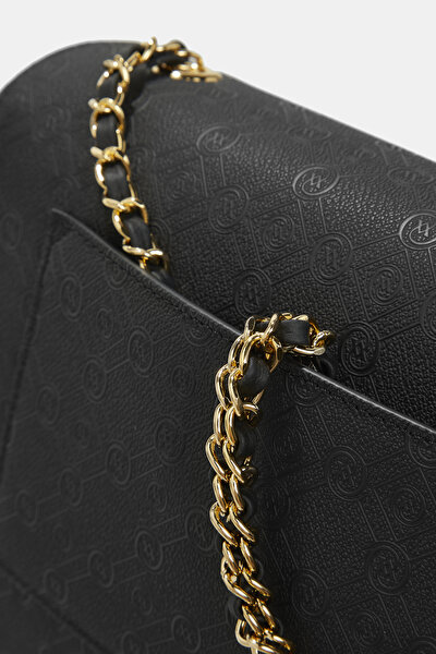 BLACK MONOGRAM BAG 5