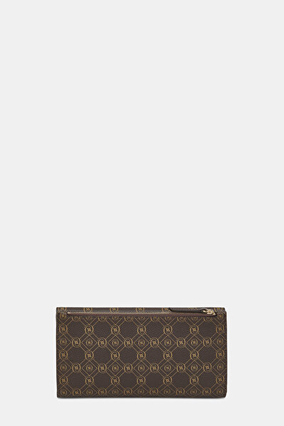 BEIGE MONOGRAM LEATHER WALLET 3
