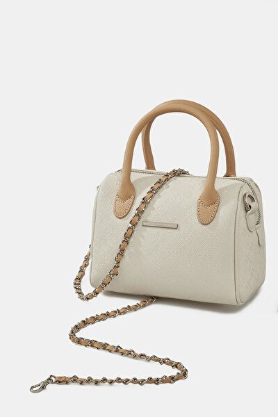 ECRU MONOGRAM BAG 5