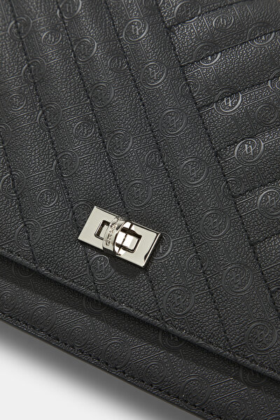 BLACK MONOGRAM BAG 8