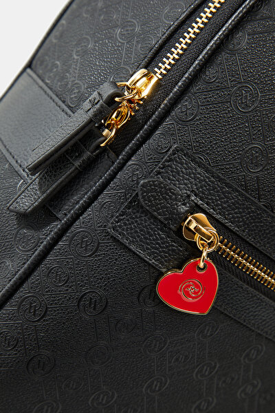BLACK MONOGRAM BAG 5