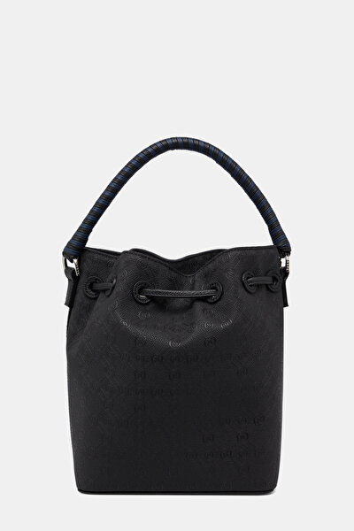 NAVY BLUE MONOGRAM BAG 4