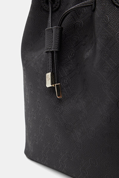 NAVY BLUE MONOGRAM BAG 5