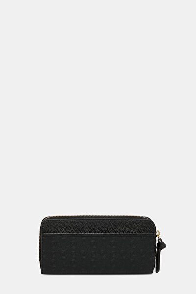 BLACK MONOGRAM WALLET 3