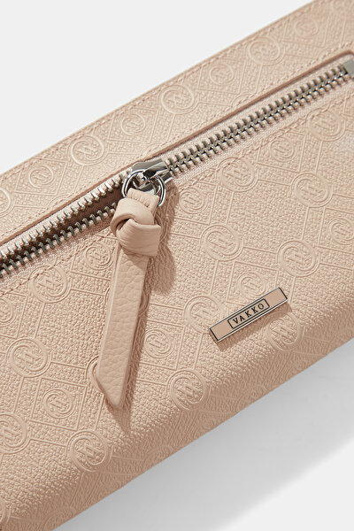 BEIGE MONOGRAM WALLET 5