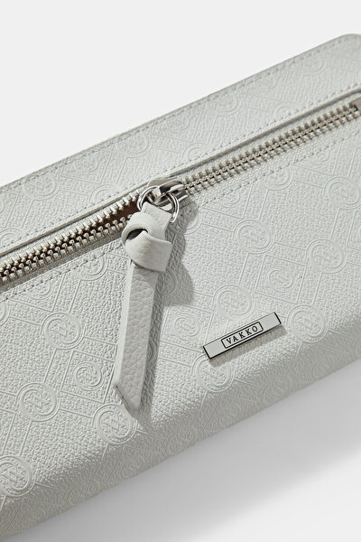 GREY MONOGRAM WALLET 5