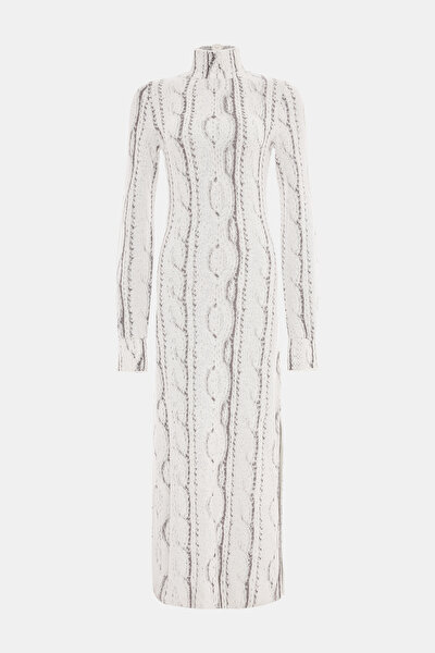 MINK LONG SLEEVE DRESS 5