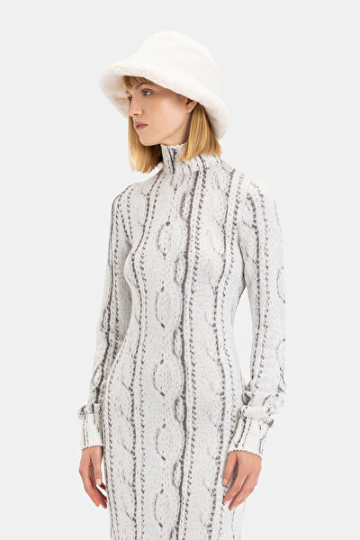 MINK LONG SLEEVE DRESS 4