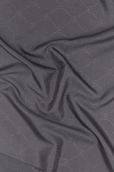 ANTHRACITE COTTON/SILK SCARF 3