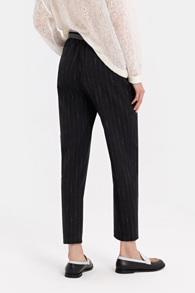 ECRU DESIGN FILLED SKINNY LEG TROUSERS 3