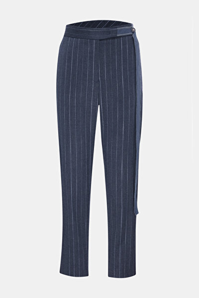 MULTICOLOR DESIGN FILLED SKINNY LEG TROUSERS 4