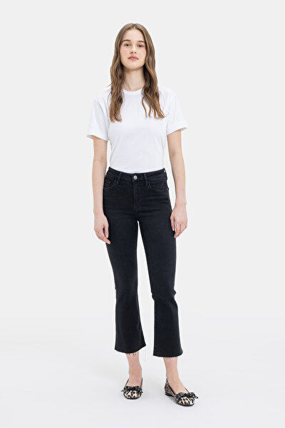 MINI BOOT CUT FLARE JEAN PANTOLON 5
