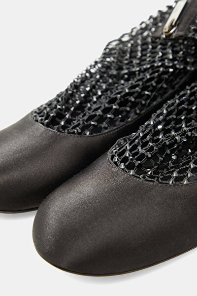 BLACK FLAT SHOES 5