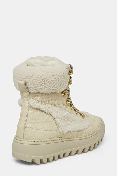 ECRU LEATHER BOOT 3