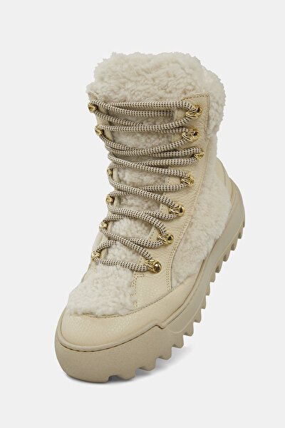ECRU LEATHER BOOT 5