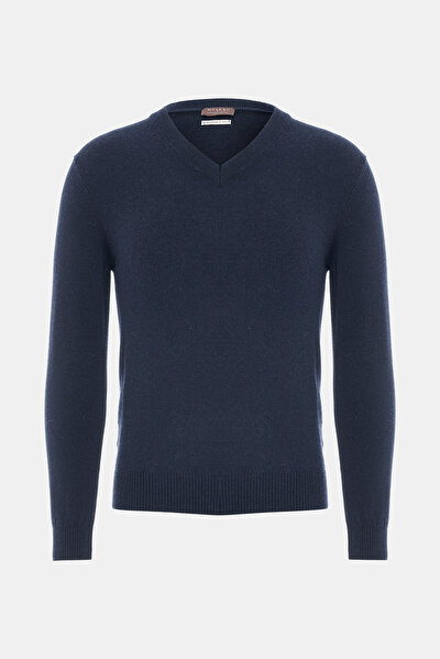 INDIGO V NECK TRICOT 4